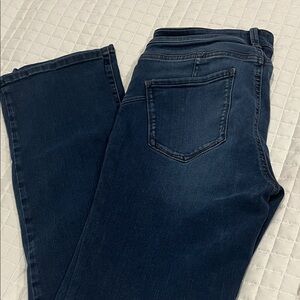 NYDJ Dark Blue Straight Leg Jeans